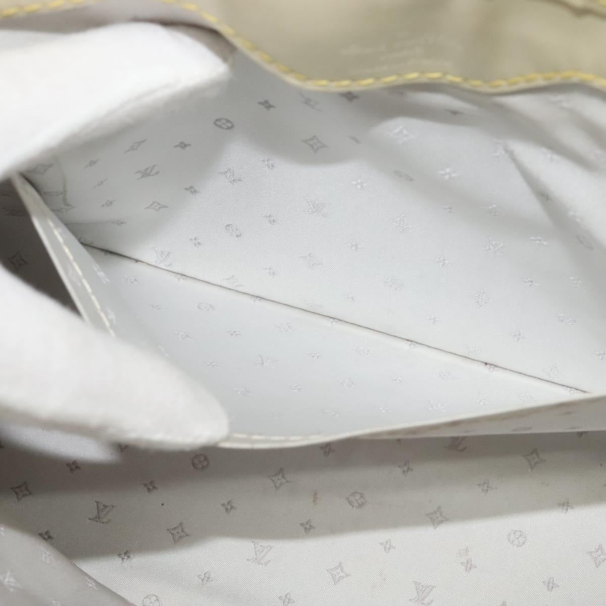 LOUIS VUITTON Suhari Resensual Shoulder Bag White M95845 LV Auth 123753