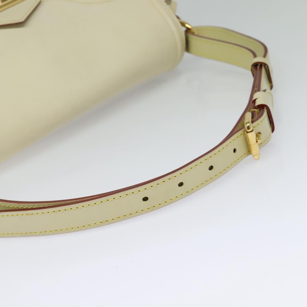 LOUIS VUITTON Suhari Resensual Shoulder Bag White M95845 LV Auth 123753