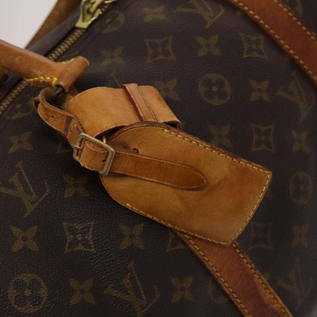 LOUIS VUITTON Monogram Keepall Bandouliere 50 Boston Bag M41416 LV Auth 123758