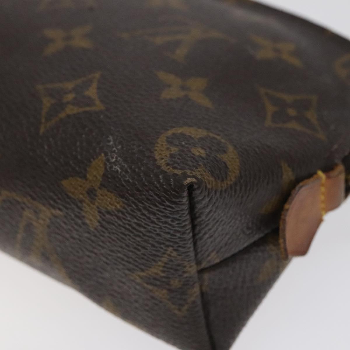 LOUIS VUITTON Monogram Pochette Cosmetic PM Cosmetic Pouch M47515 LV Auth 123776