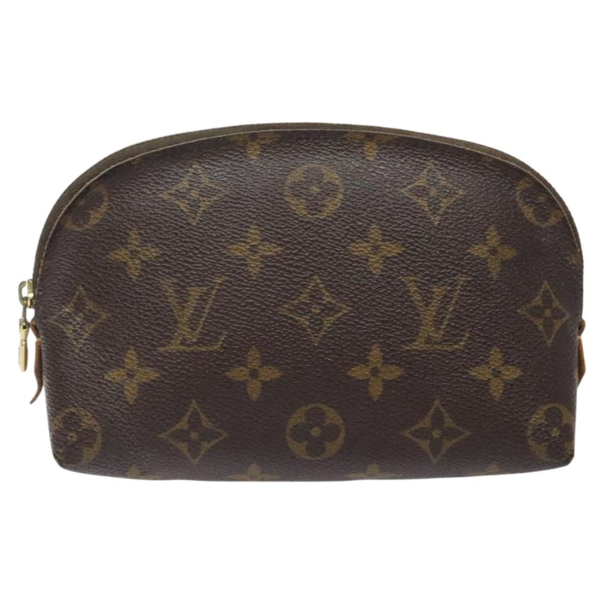 LOUIS VUITTON Monogram Pochette Cosmetic PM Cosmetic Pouch M47515 LV Auth 123776