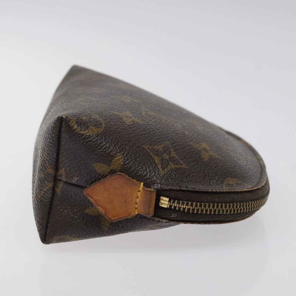 LOUIS VUITTON Monogram Pochette Cosmetic PM Cosmetic Pouch M47515 LV Auth 123776