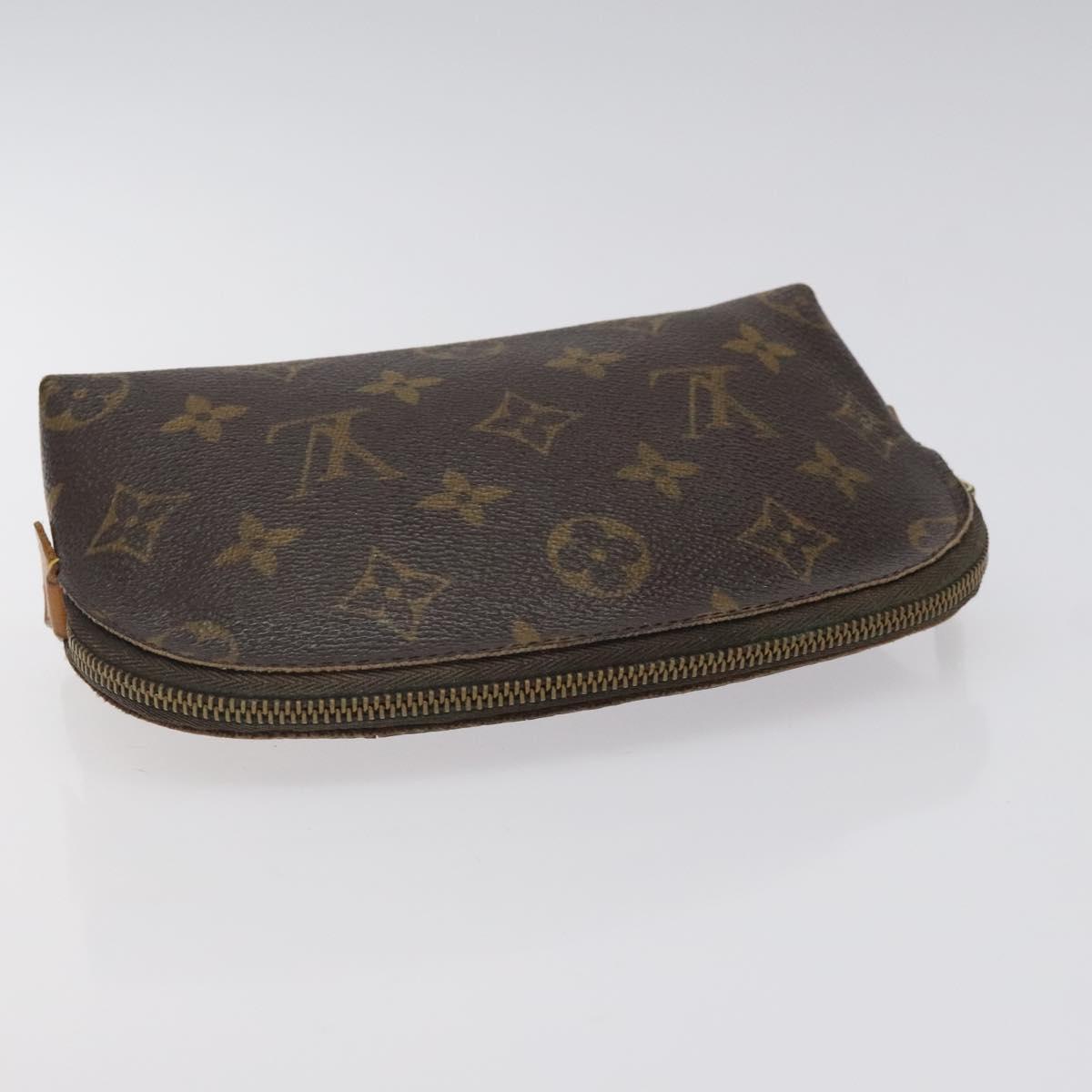LOUIS VUITTON Monogram Pochette Cosmetic PM Cosmetic Pouch M47515 LV Auth 123776