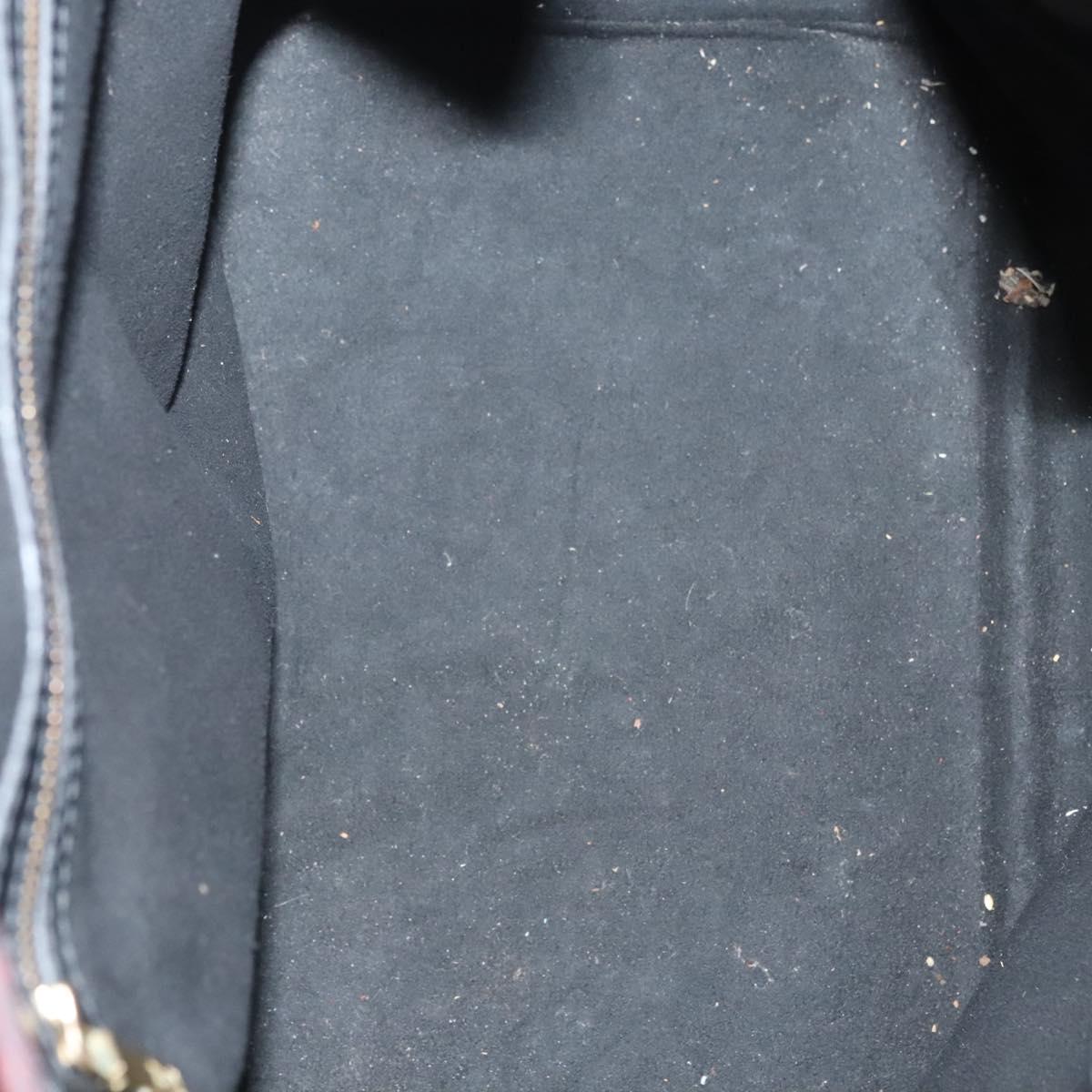 LOUIS VUITTON Epi Noe Shoulder Bag Bicolor Black Red M44017 LV Auth 123803