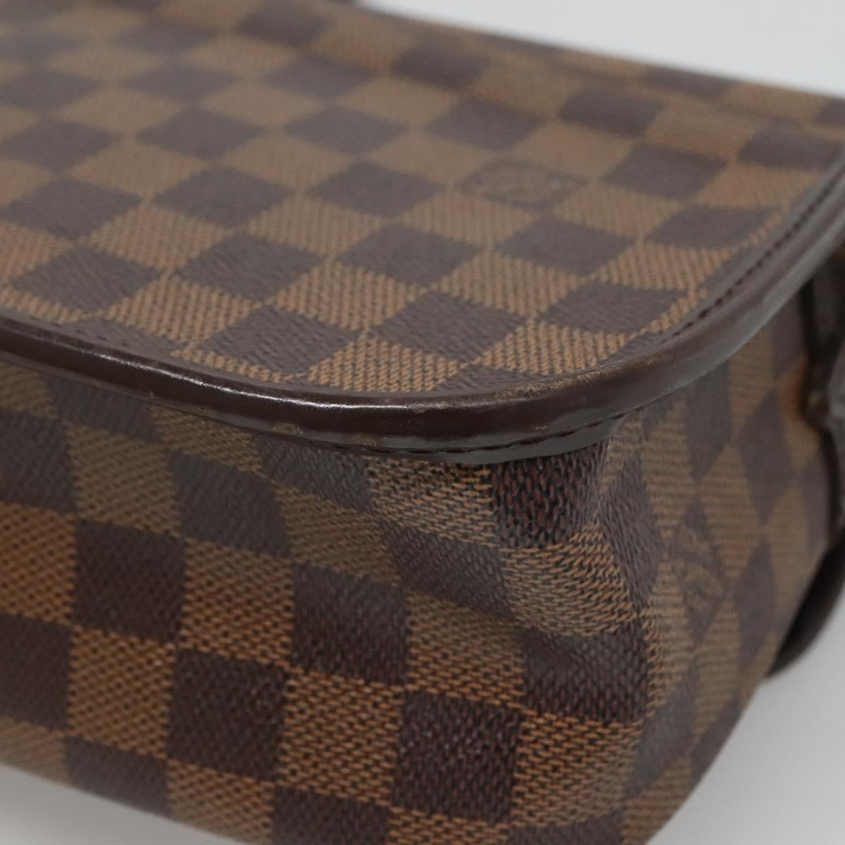 LOUIS VUITTON Damier Ebene Sologne Shoulder Bag N48079 LV Auth 123806