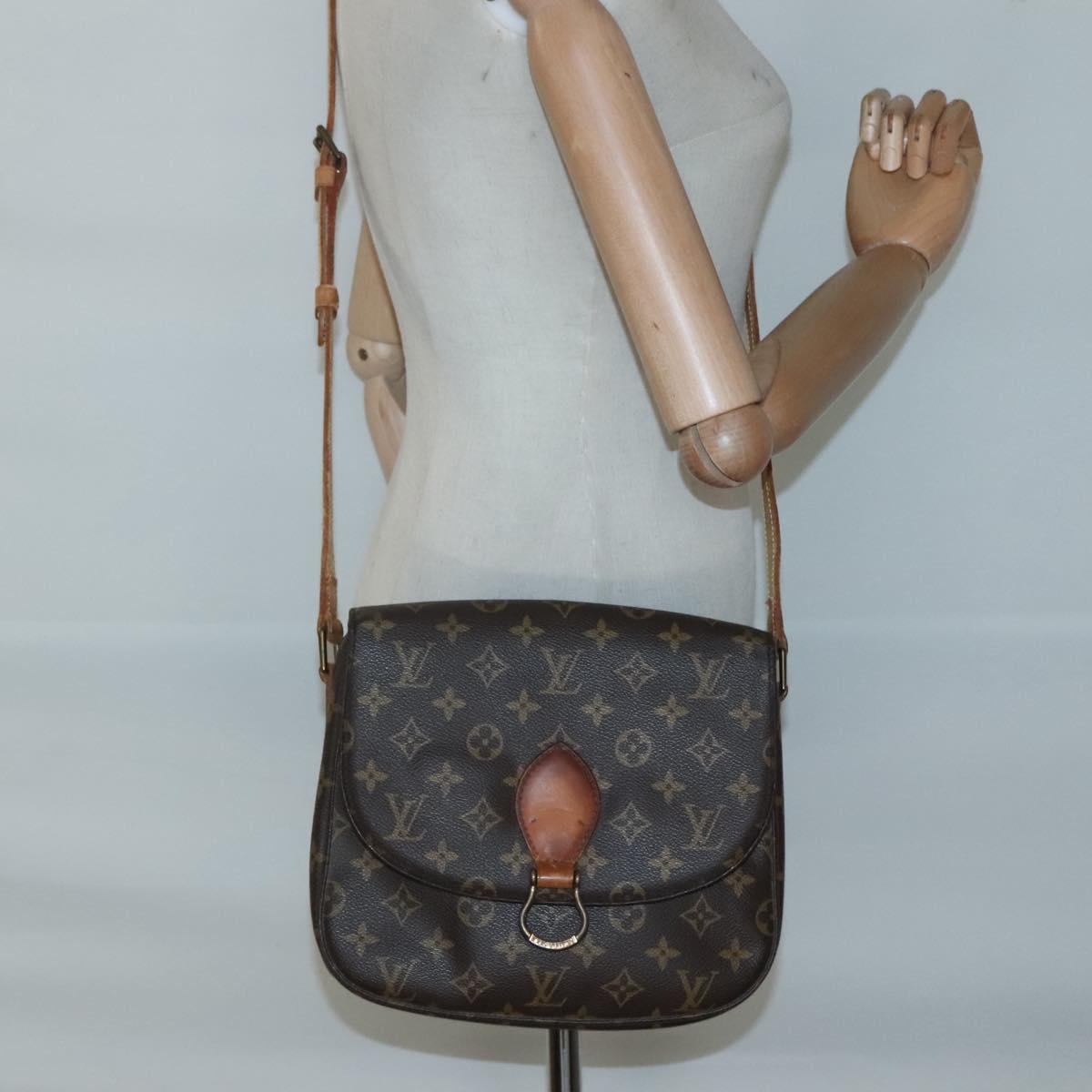 LOUIS VUITTON Monogram Saint Cloud GM Shoulder Bag M51242 LV Auth 123815