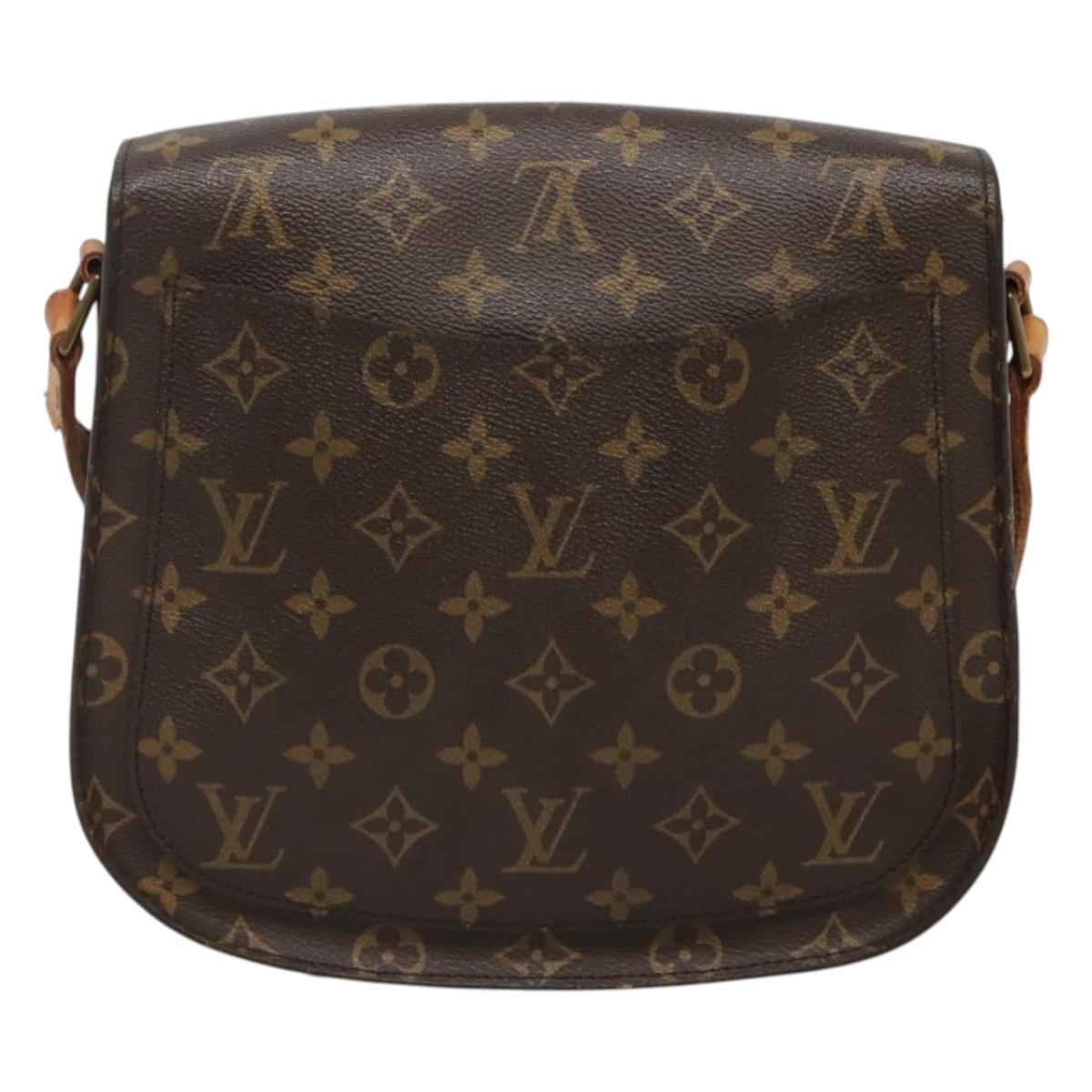 LOUIS VUITTON Monogram Saint Cloud GM Shoulder Bag M51242 LV Auth 123815
