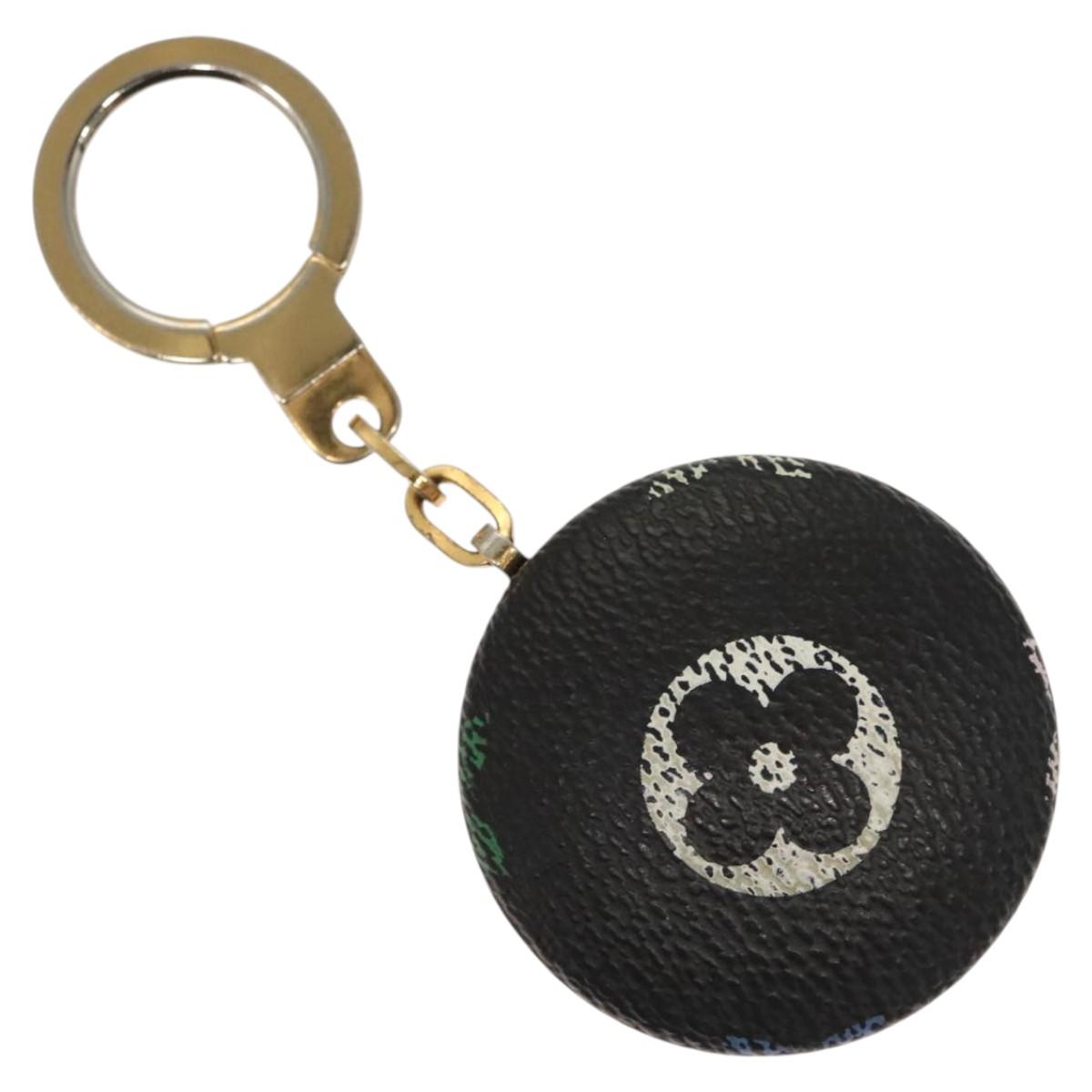 LOUIS VUITTON Monogram Multicolor Astropill Key Holder Black M51912 Auth 123834