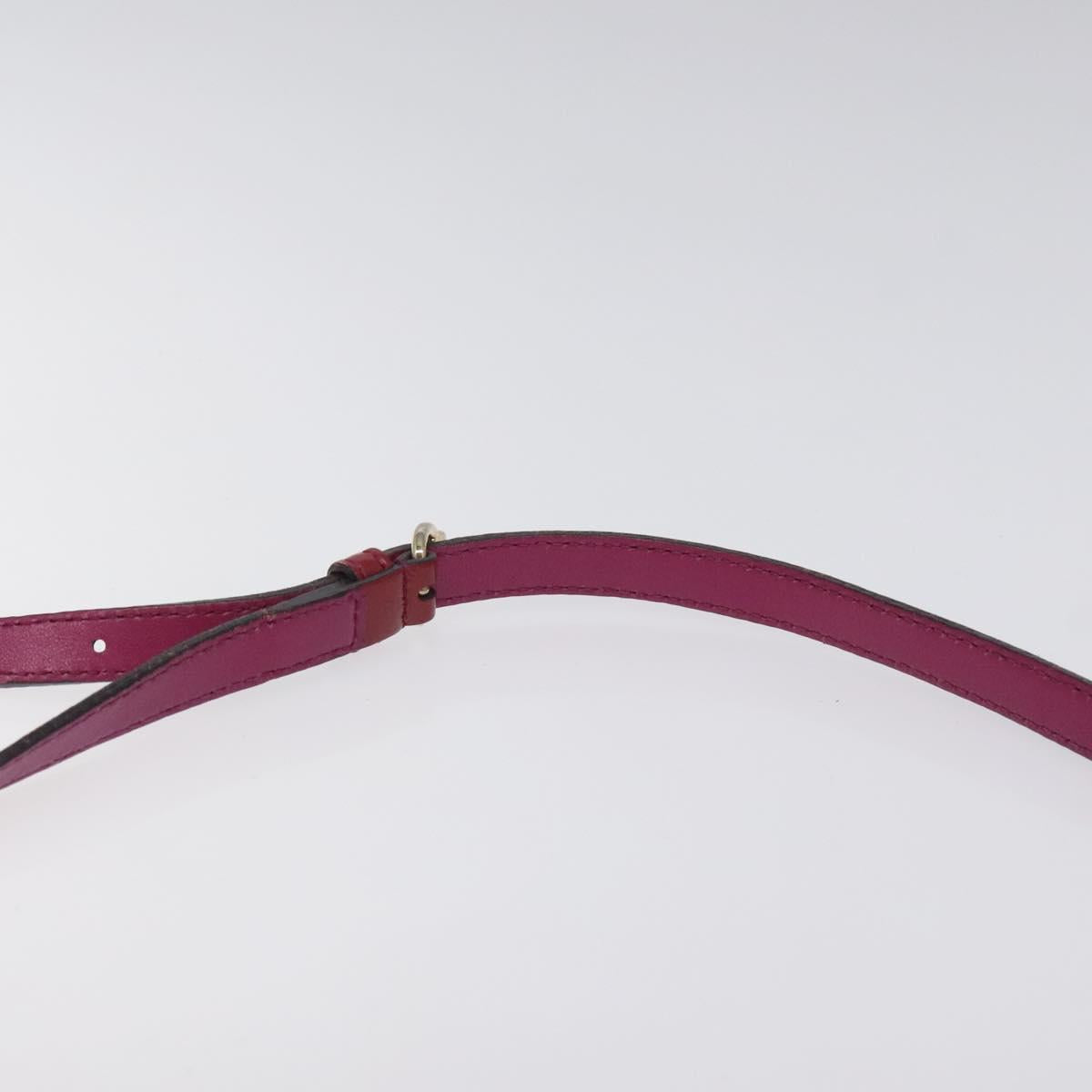 GUCCI Soho Interlocking Shoulder Bag Enamel Red Gold 308364 Auth 123849