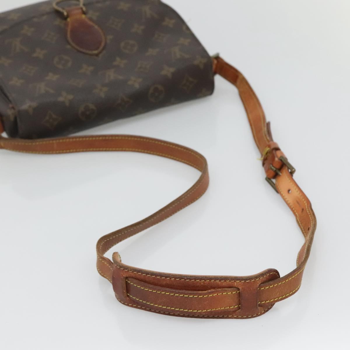 LOUIS VUITTON Monogram Saint Cloud GM Shoulder Bag M51242 LV Auth 123875