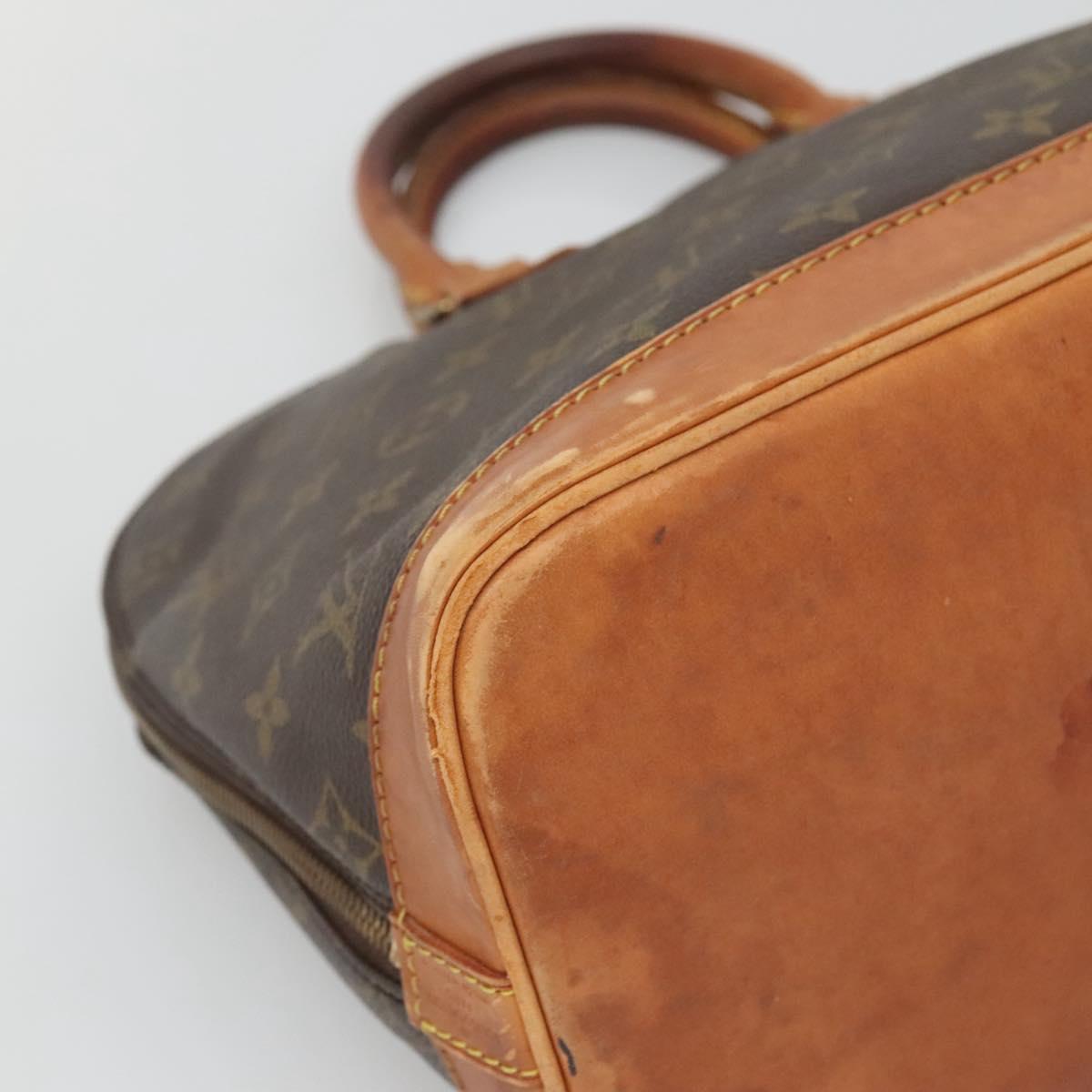 LOUIS VUITTON Monogram Alma Hand Bag M51130 LV Auth 123879