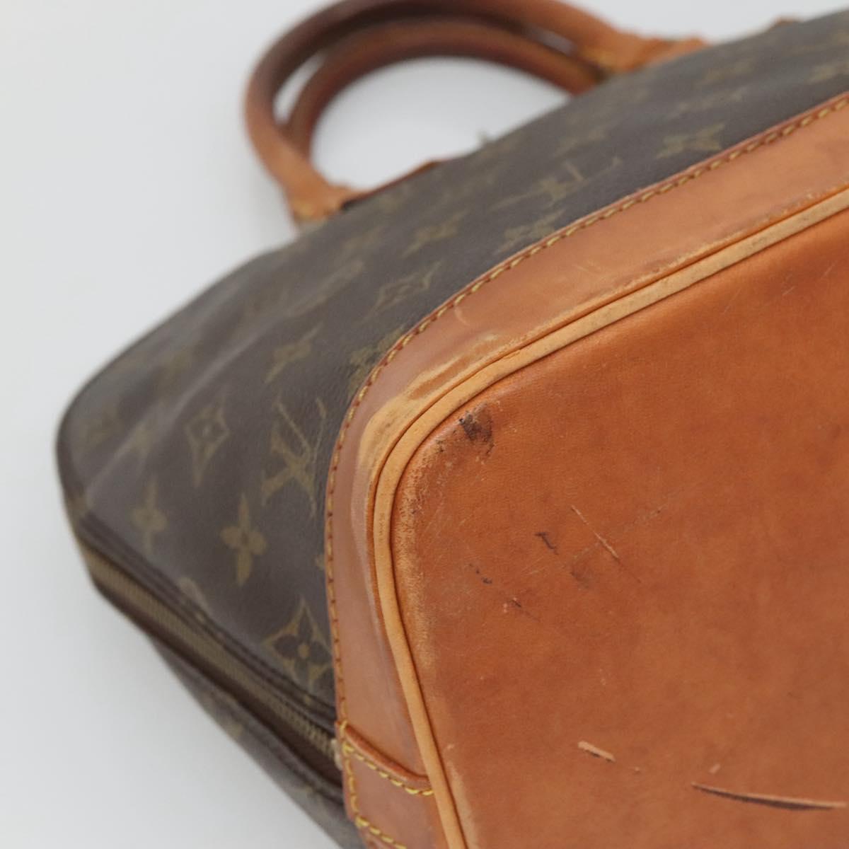 LOUIS VUITTON Monogram Alma Hand Bag M51130 LV Auth 123879