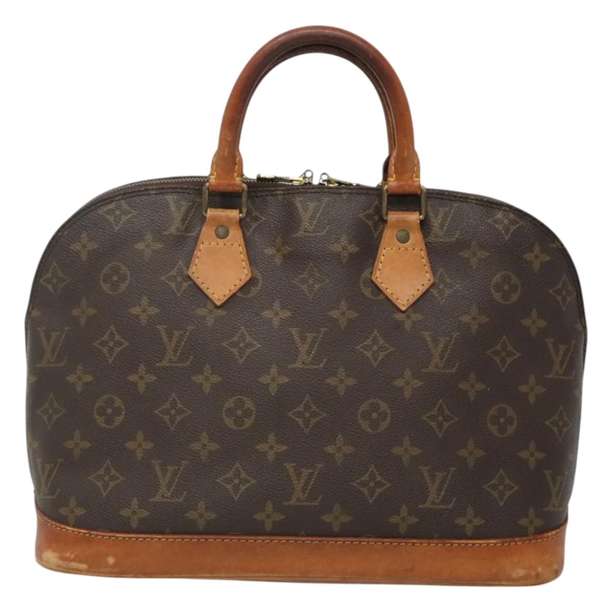 LOUIS VUITTON Monogram Alma Hand Bag M51130 LV Auth 123879