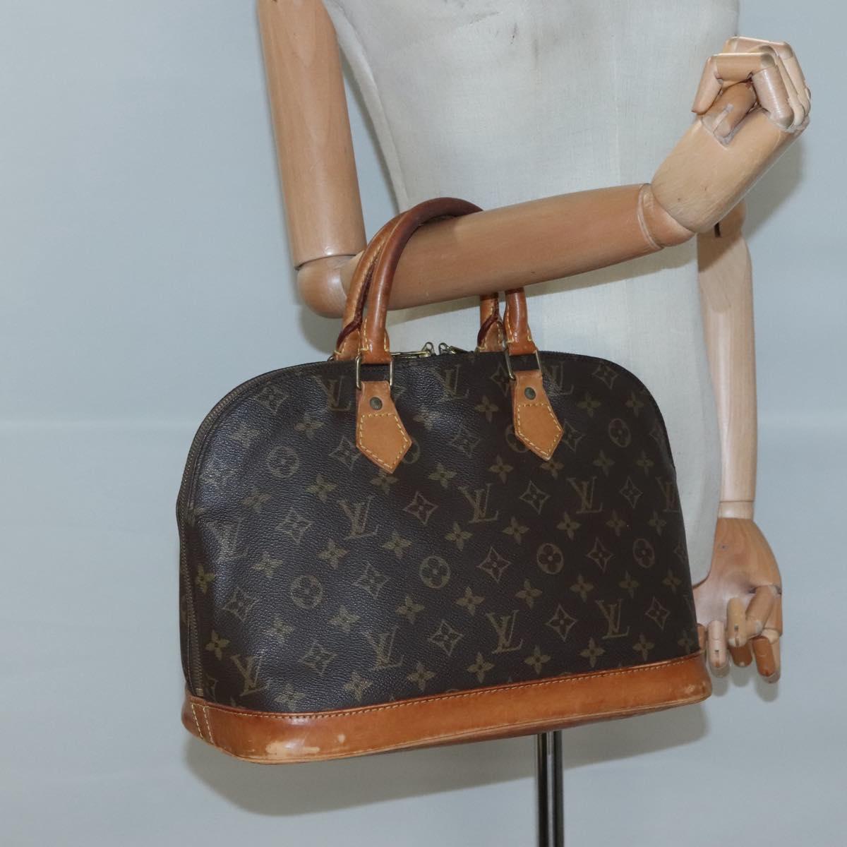 LOUIS VUITTON Monogram Alma Hand Bag M51130 LV Auth 123879
