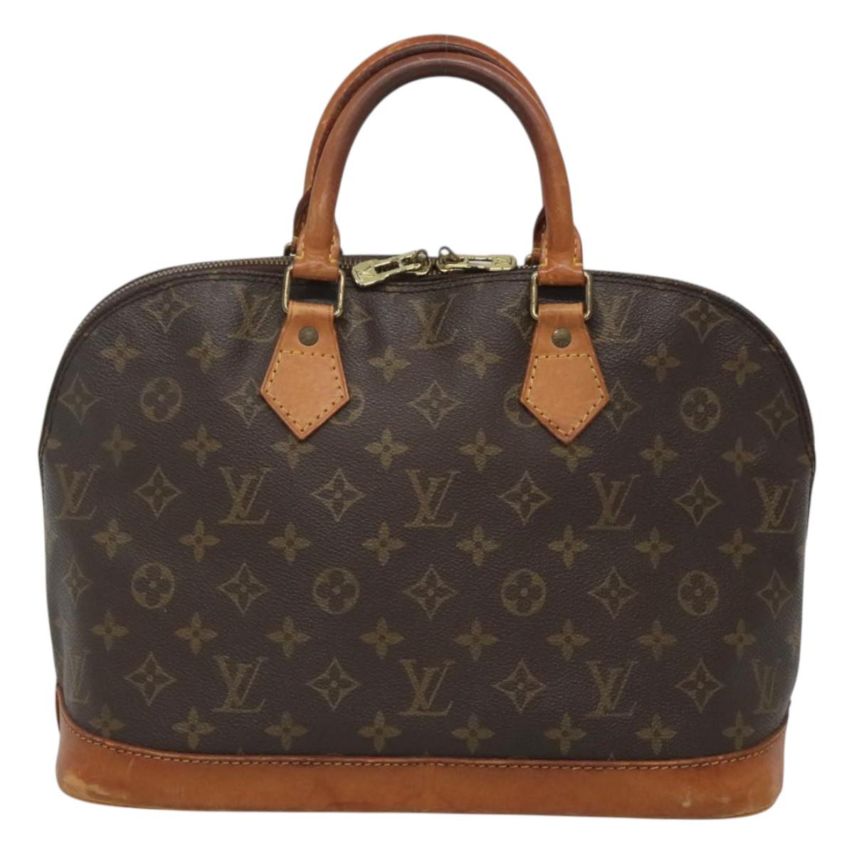 LOUIS VUITTON Monogram Alma Hand Bag M51130 LV Auth 123879