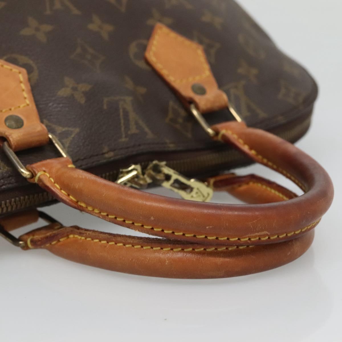 LOUIS VUITTON Monogram Alma Hand Bag M51130 LV Auth 123879