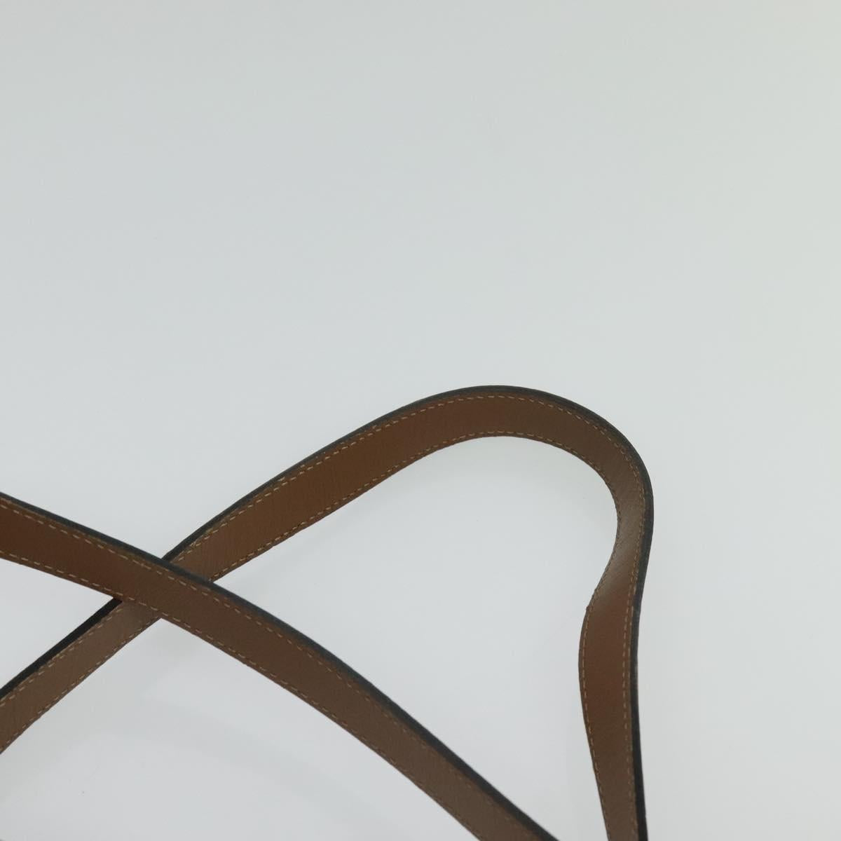 Christian Dior Honeycomb Canvas Hand Bag PVC Leather Gray Gold Auth 123911