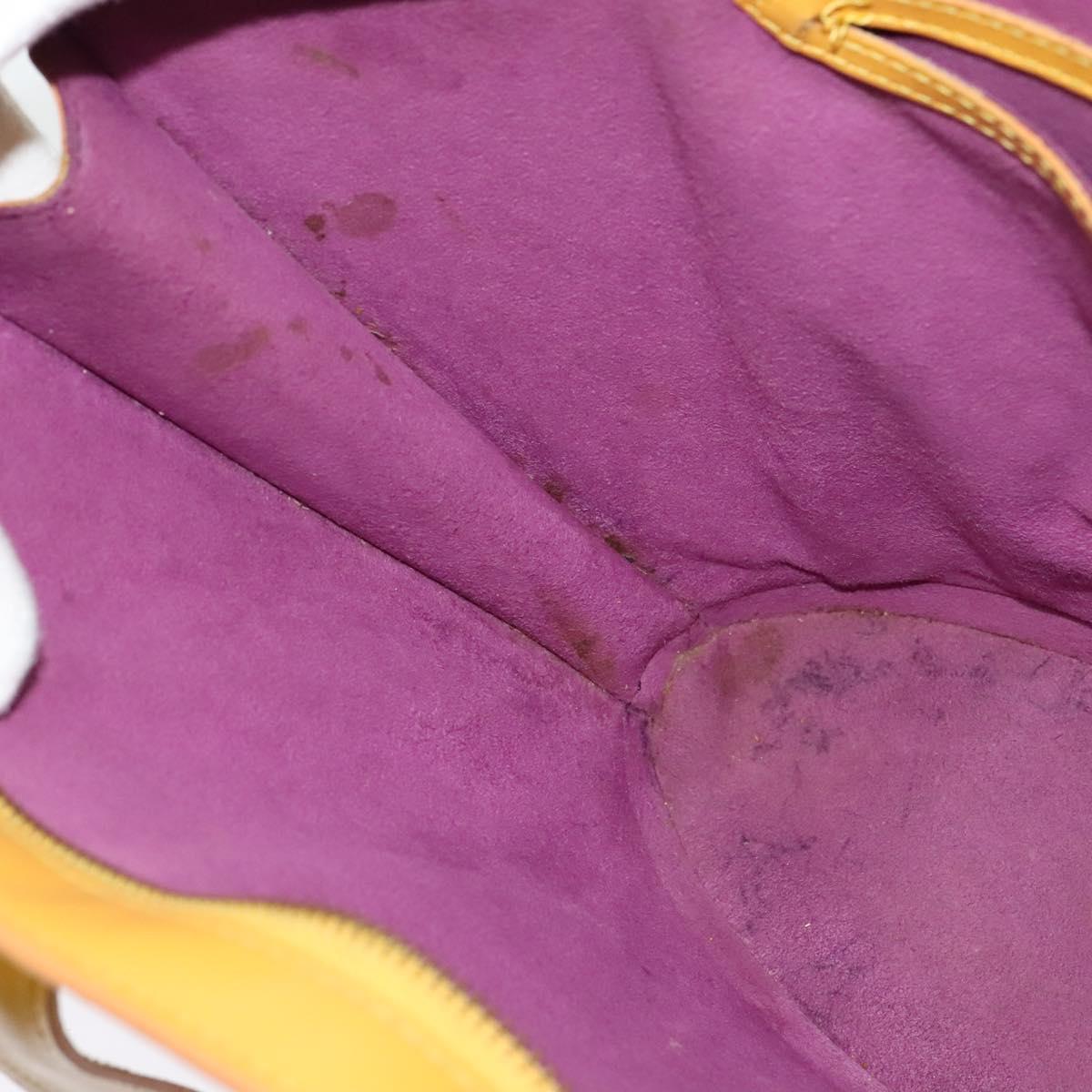 LOUIS VUITTON Epi Saint Jacques Hand Bag Yellow M52279 LV Auth 123915