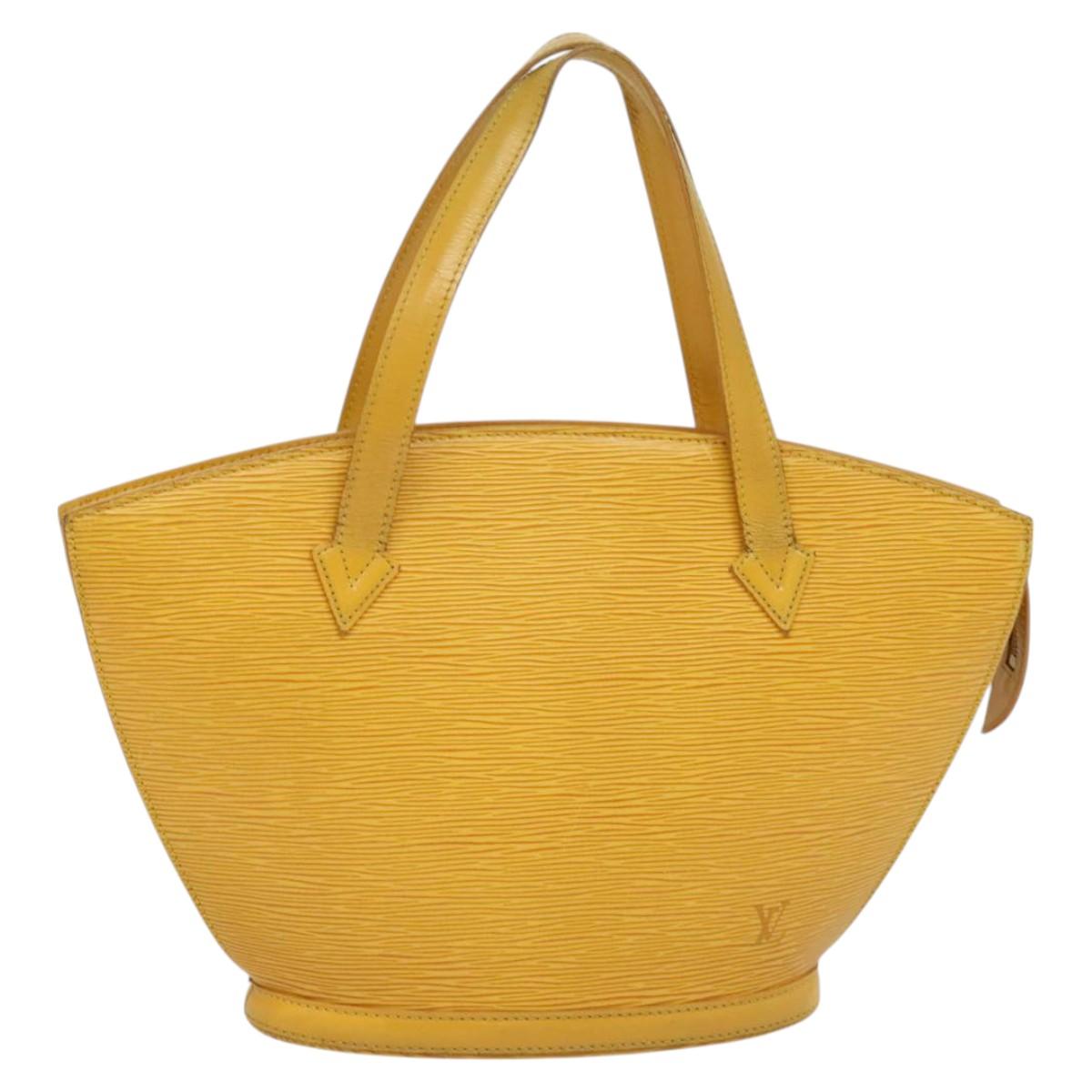 LOUIS VUITTON Epi Saint Jacques Hand Bag Yellow M52279 LV Auth 123915