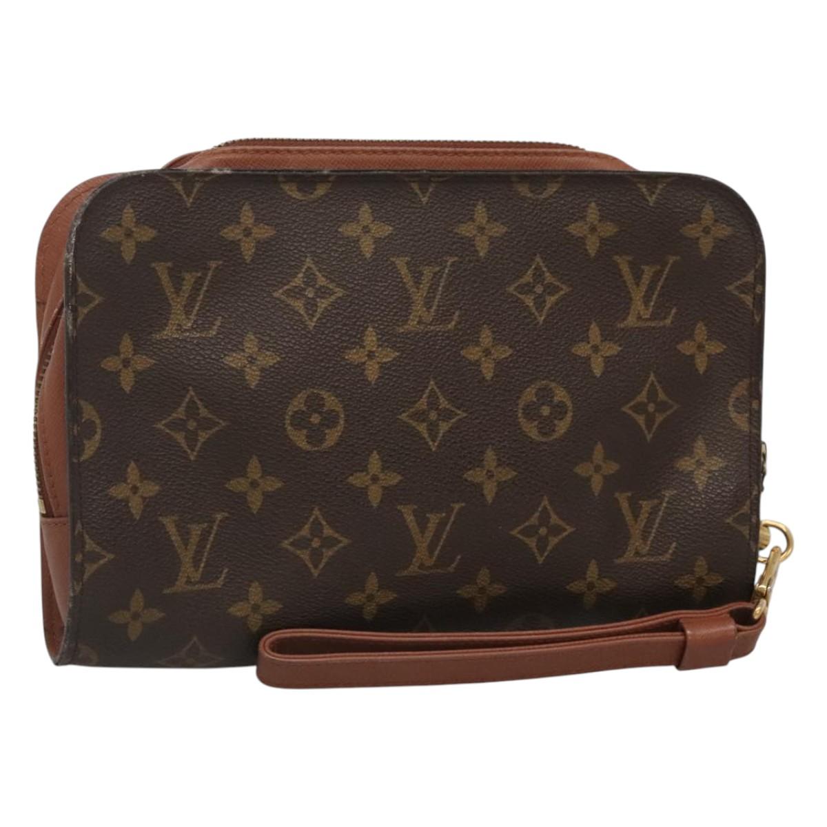 LOUIS VUITTON Monogram Orsay Clutch Bag M51790 LV Auth 123929