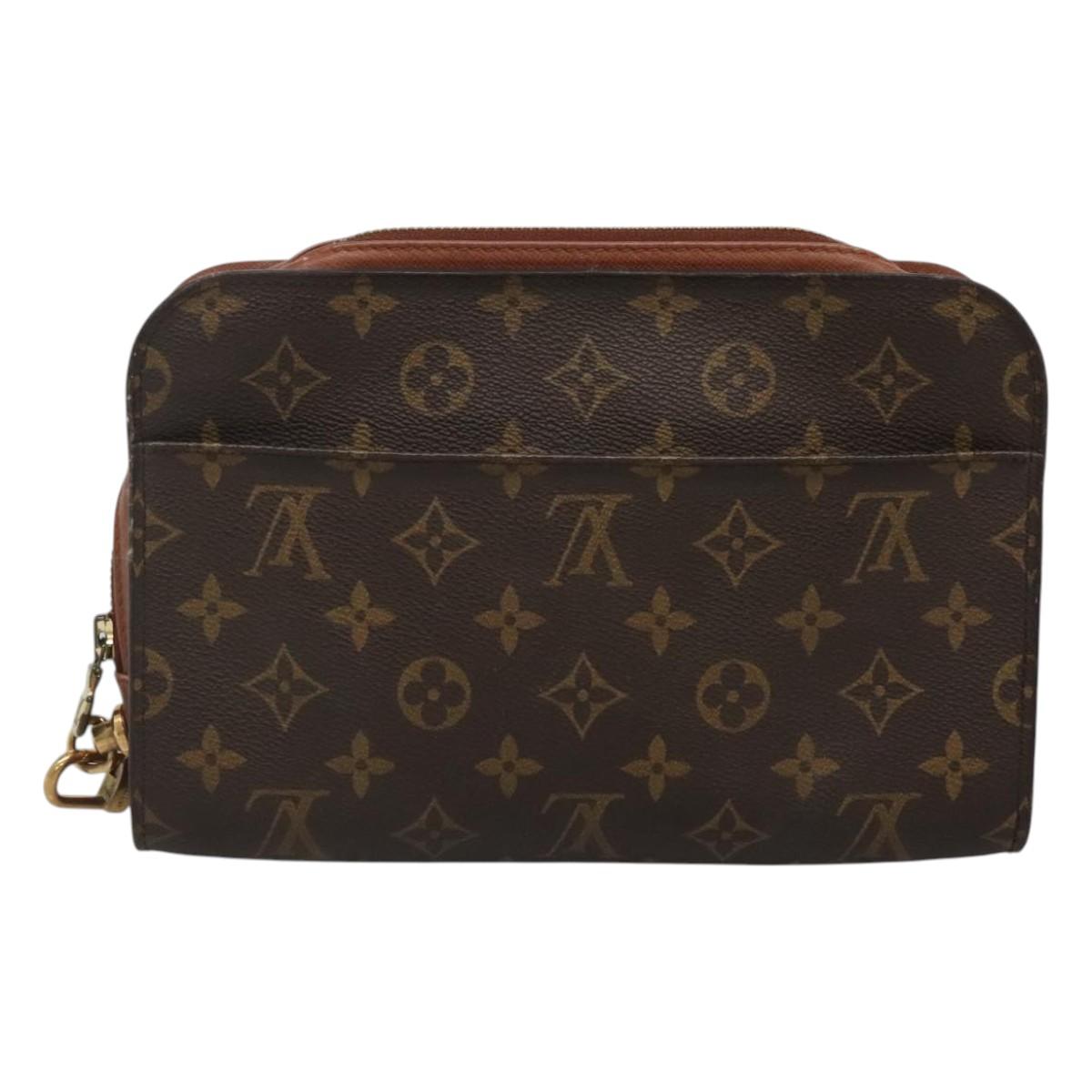 LOUIS VUITTON Monogram Orsay Clutch Bag M51790 LV Auth 123929
