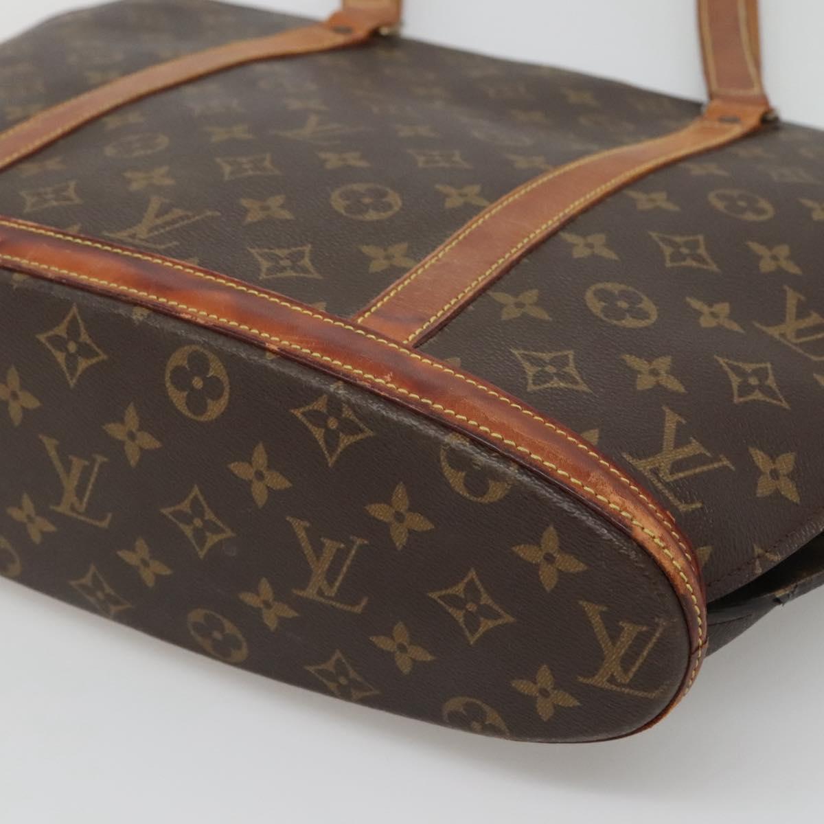 LOUIS VUITTON Monogram Babylone Tote Bag M51102 LV Auth 123936