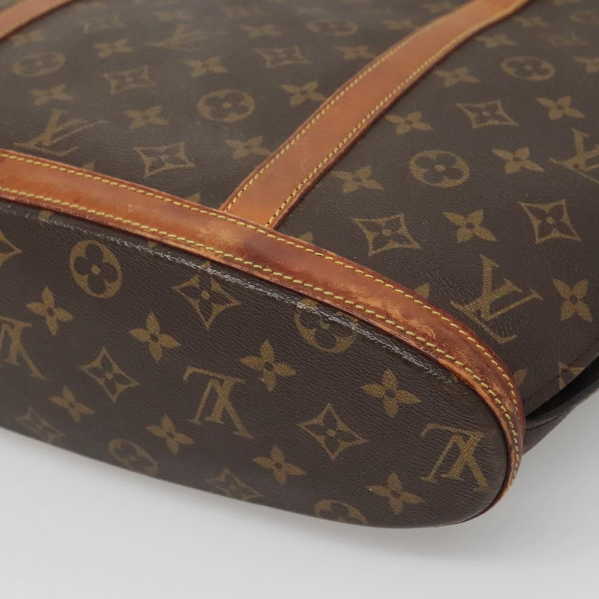 LOUIS VUITTON Monogram Babylone Tote Bag M51102 LV Auth 123936