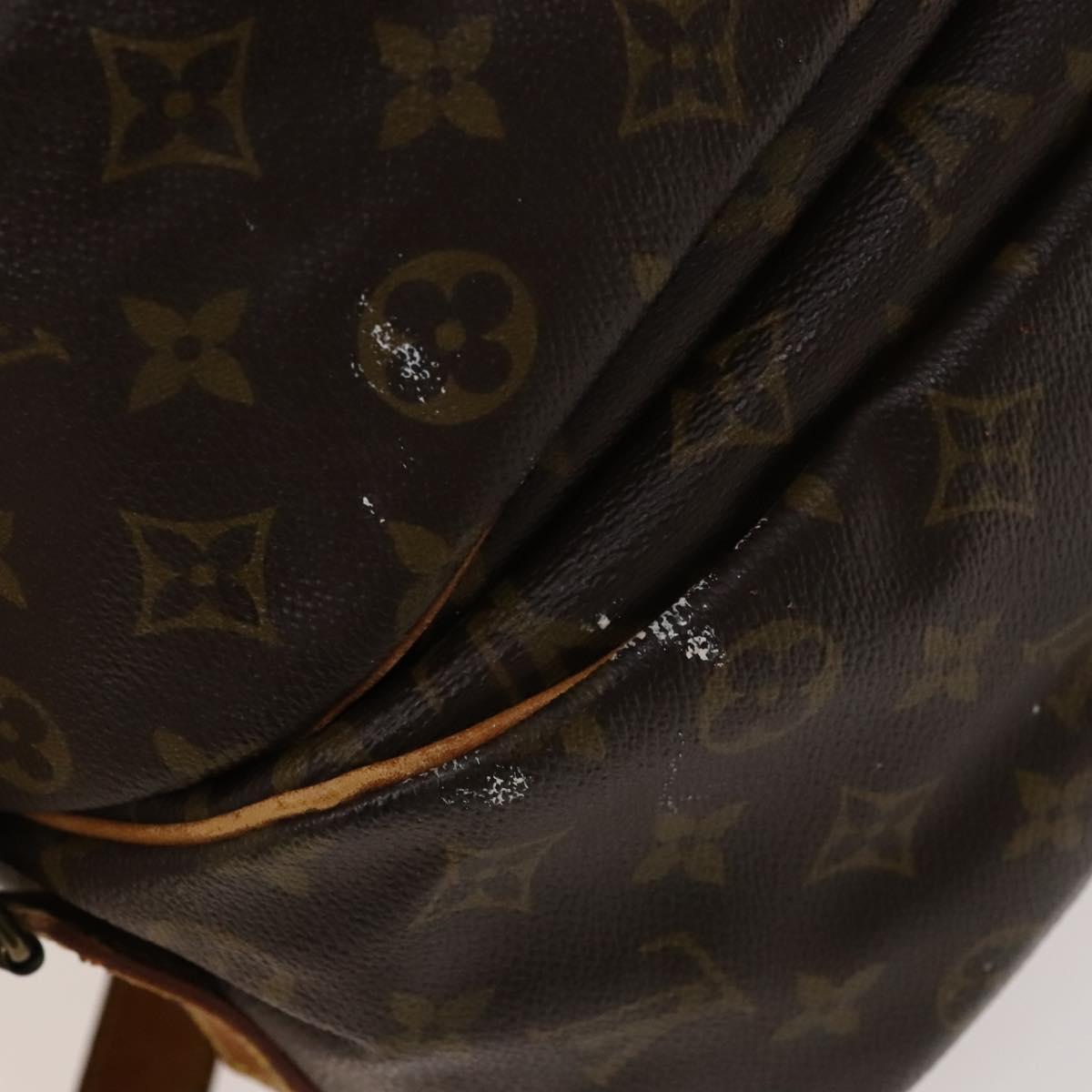 LOUIS VUITTON Monogram Saumur 43 Shoulder Bag M42252 LV Auth 123937