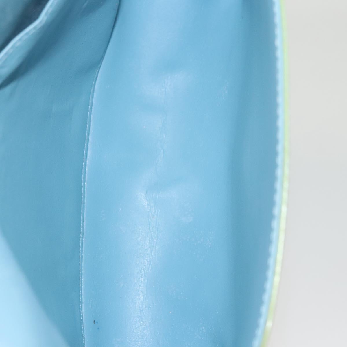 LOUIS VUITTON Monogram Vernis Thompson Street Bag Baby Blue M91009 Auth 123963