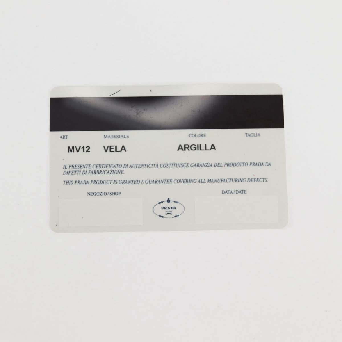 PRADA Pouch Nylon Pink Silver Auth 123980V