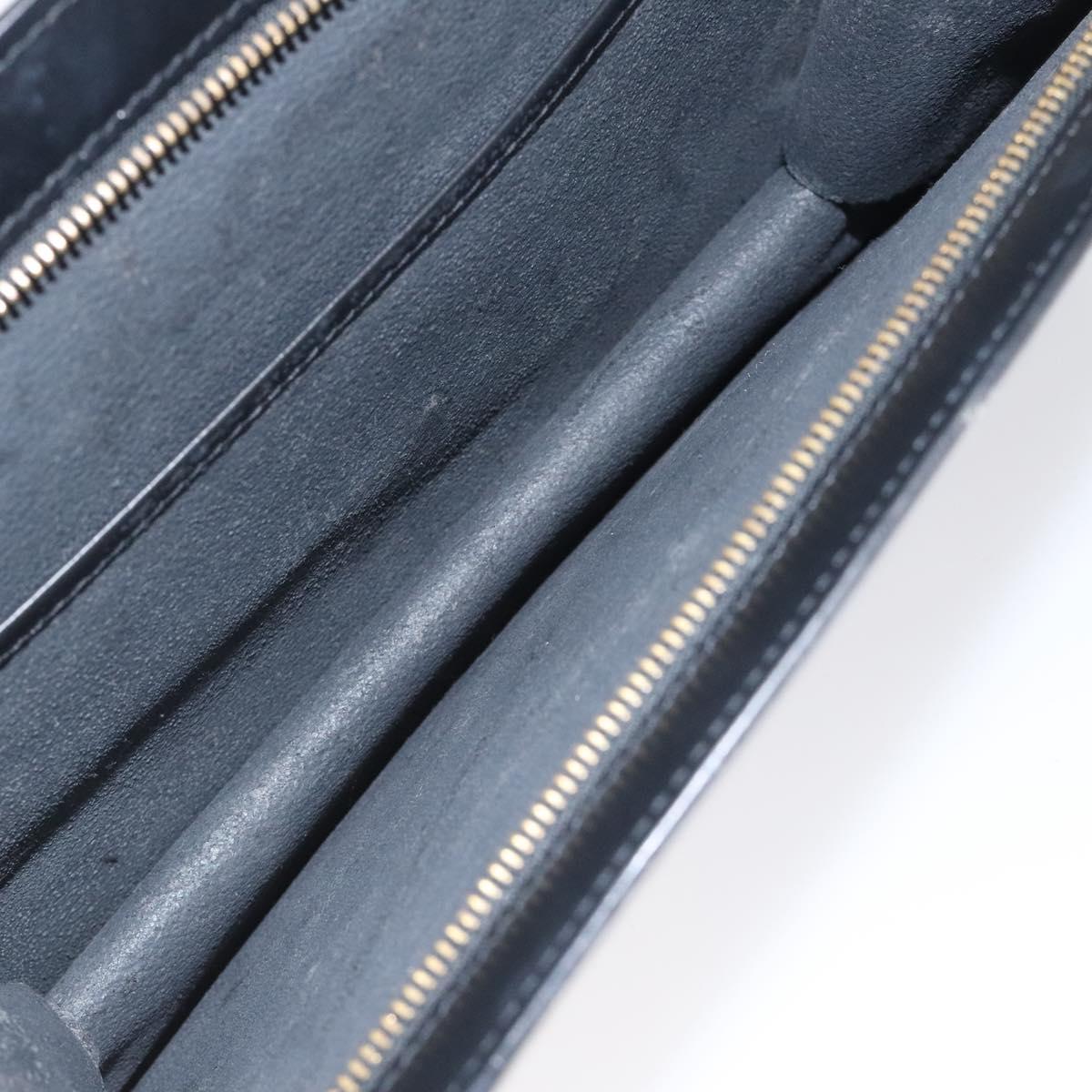 LOUIS VUITTON Epi Trousse Crete Pouch Black M48402 LV Auth 123988