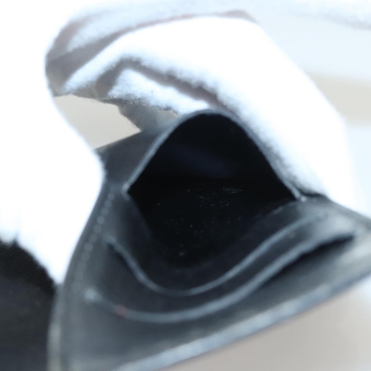 LOUIS VUITTON Epi Agenda PM Day Planner Cover Black R20052 LV Auth 124013