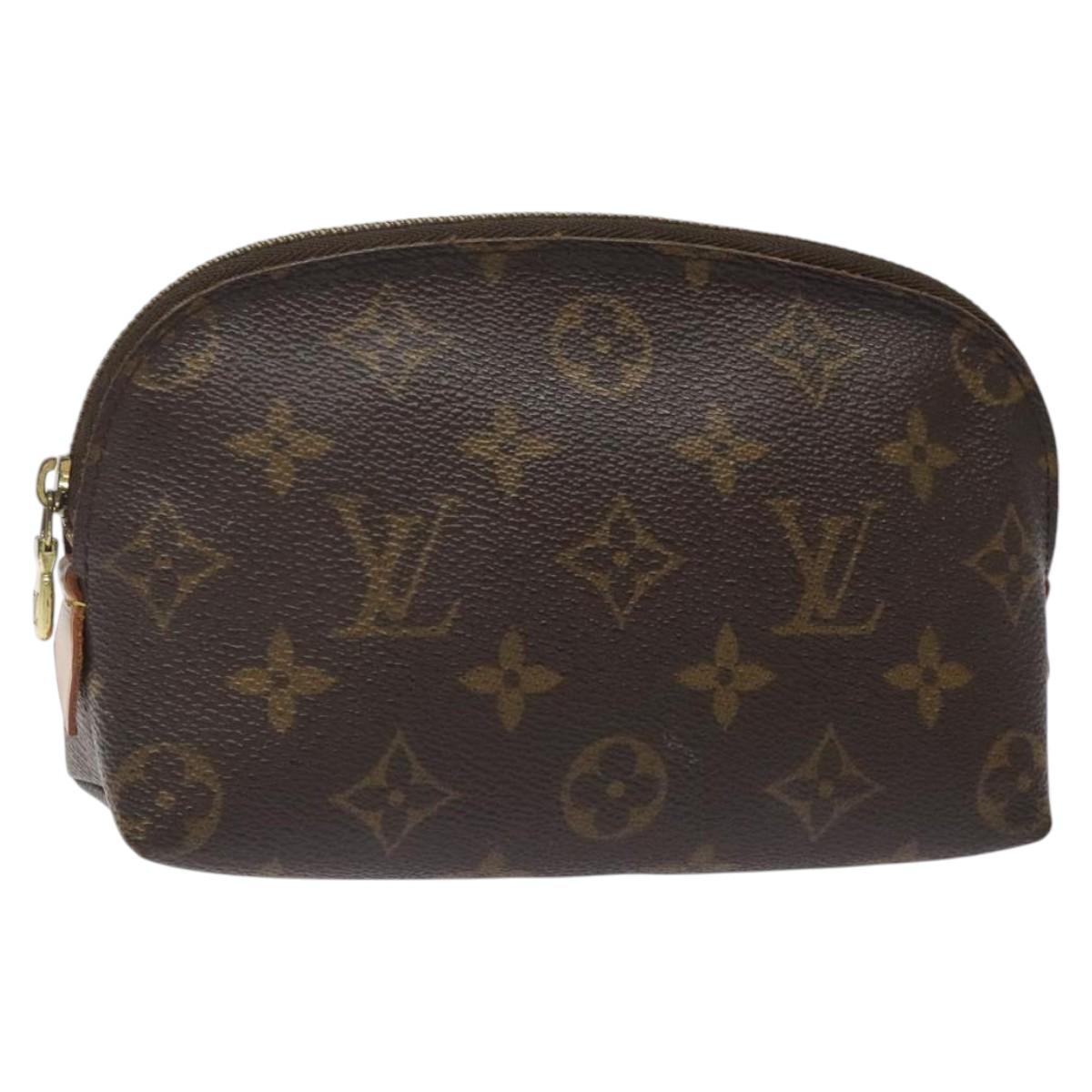 LOUIS VUITTON Monogram Pochette Cosmetic PM Pouch M43998 LV Auth 124032
