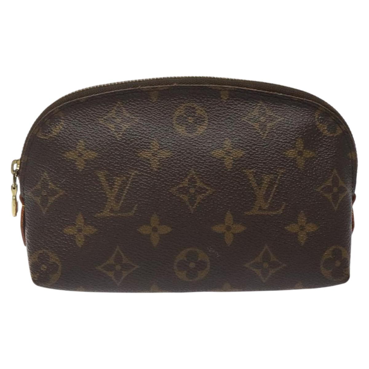 LOUIS VUITTON Monogram Pochette Cosmetic PM Pouch M43998 LV Auth 124032