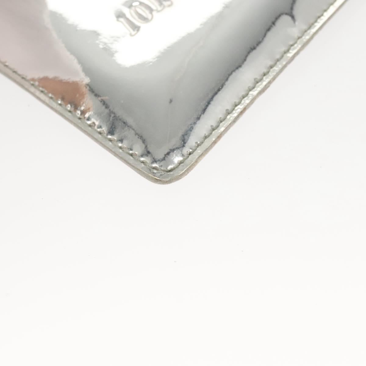 LOUIS VUITTON Monogram Miroir Pochette Platt Pouch Silver M95277 LV Auth 124039