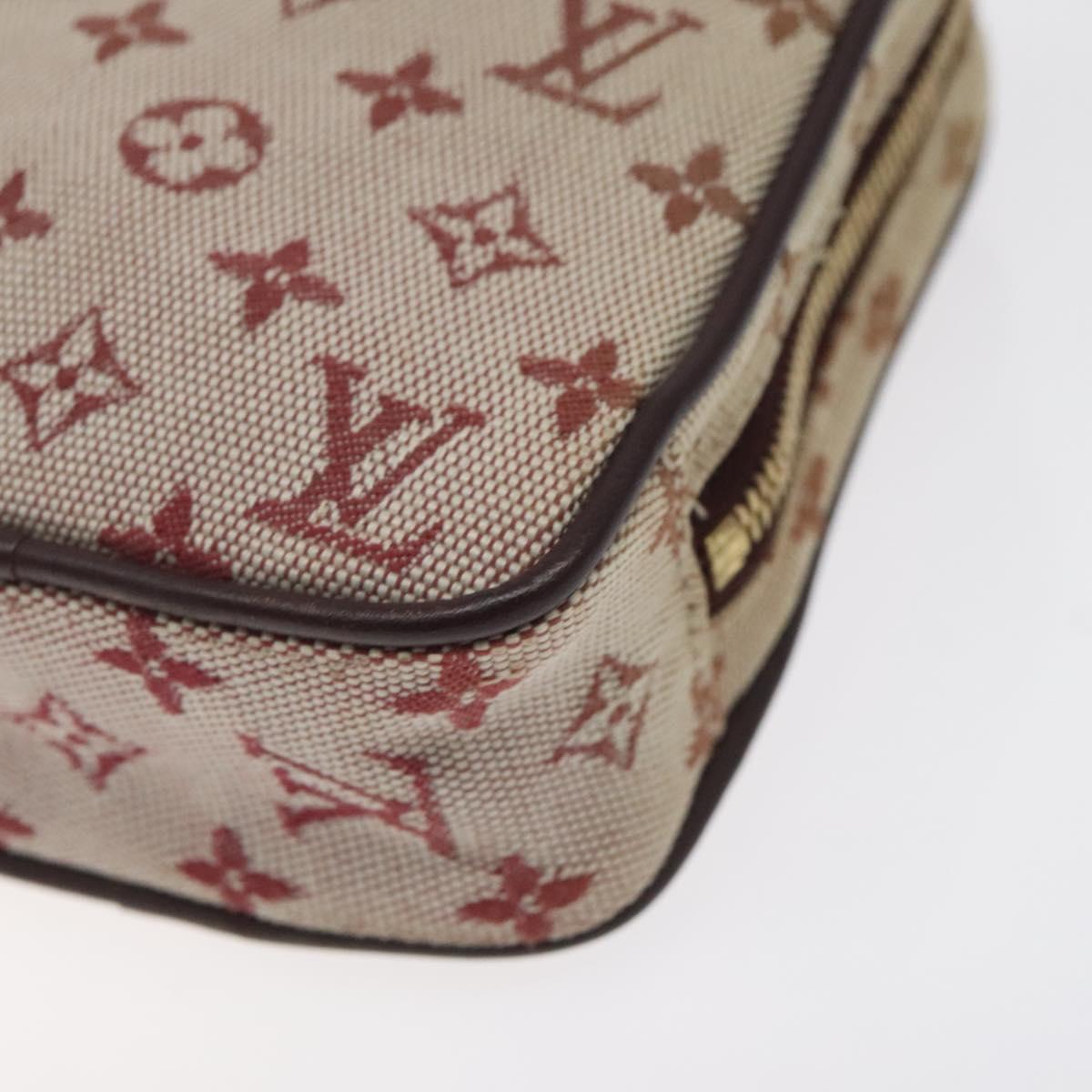 LOUIS VUITTON Monogram Mini US Digital Pouch Red M60001 LV Auth 124041