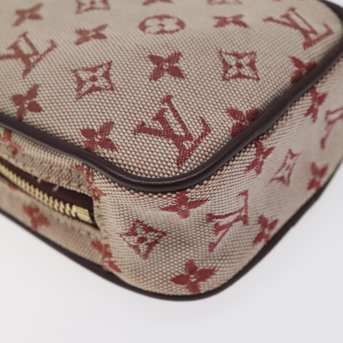 LOUIS VUITTON Monogram Mini US Digital Pouch Red M60001 LV Auth 124041