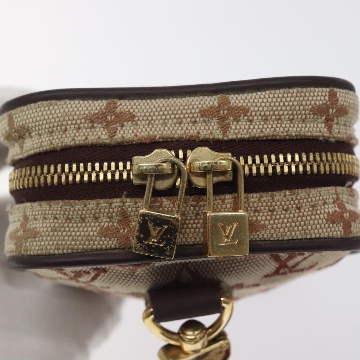LOUIS VUITTON Monogram Mini US Digital Pouch Red M60001 LV Auth 124041