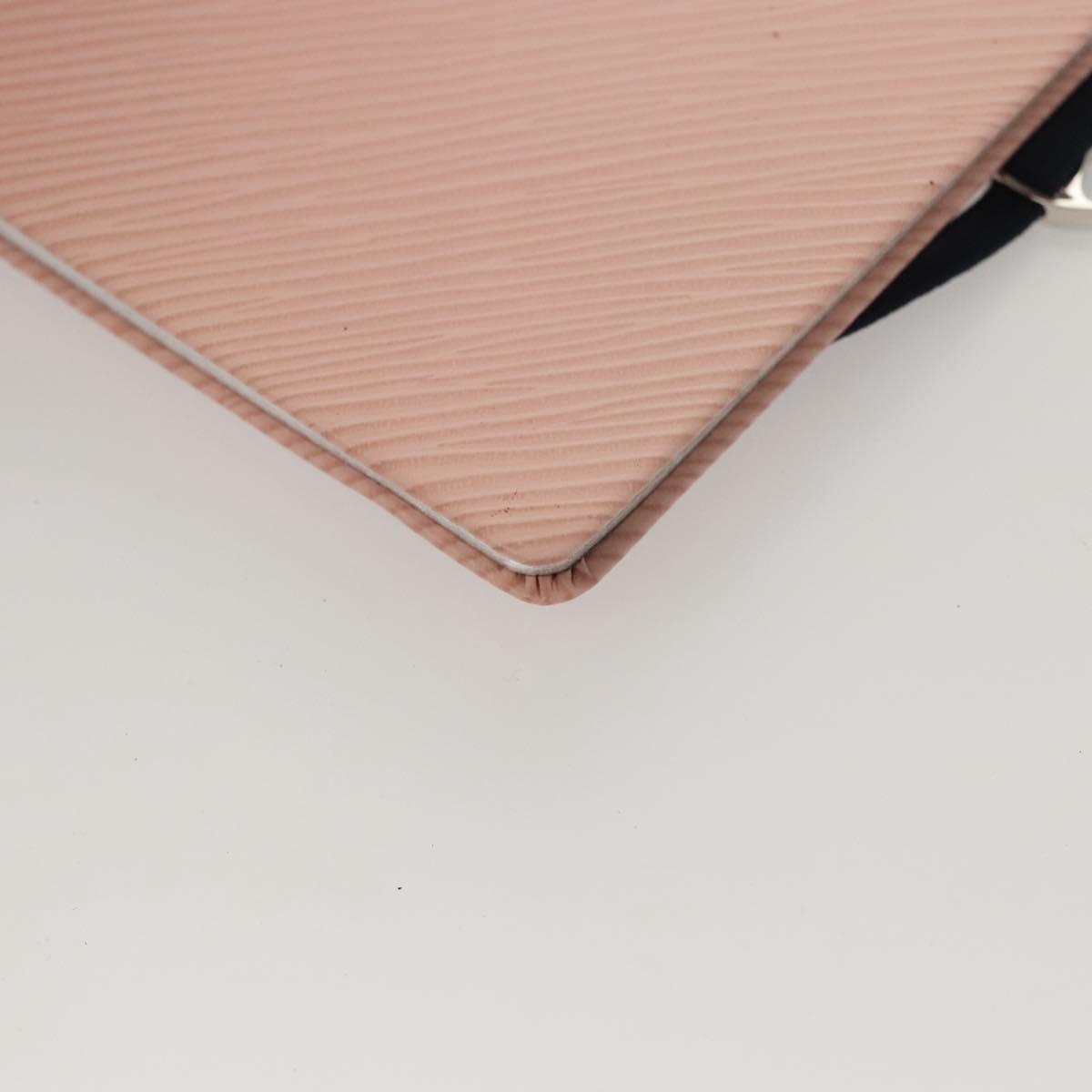 LOUIS VUITTON Epi Cahier Gustave MM Note Cover Pink GI0115 LV Auth 124050