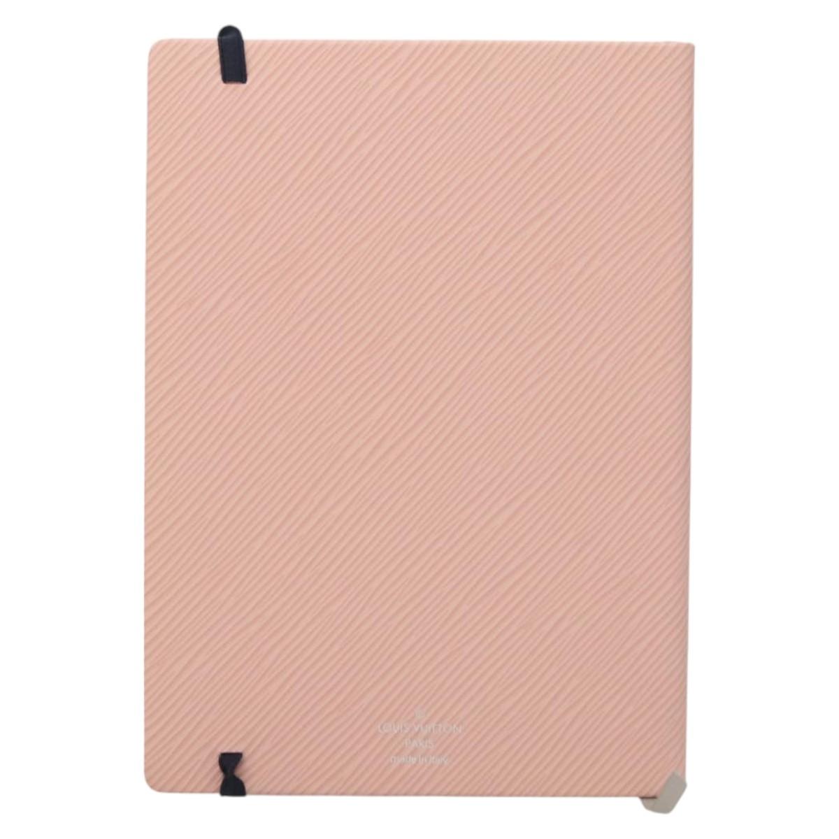 LOUIS VUITTON Epi Cahier Gustave MM Note Cover Pink GI0115 LV Auth 124050