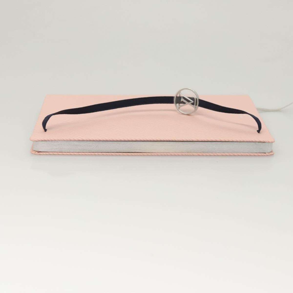 LOUIS VUITTON Epi Cahier Gustave MM Note Cover Pink GI0115 LV Auth 124050