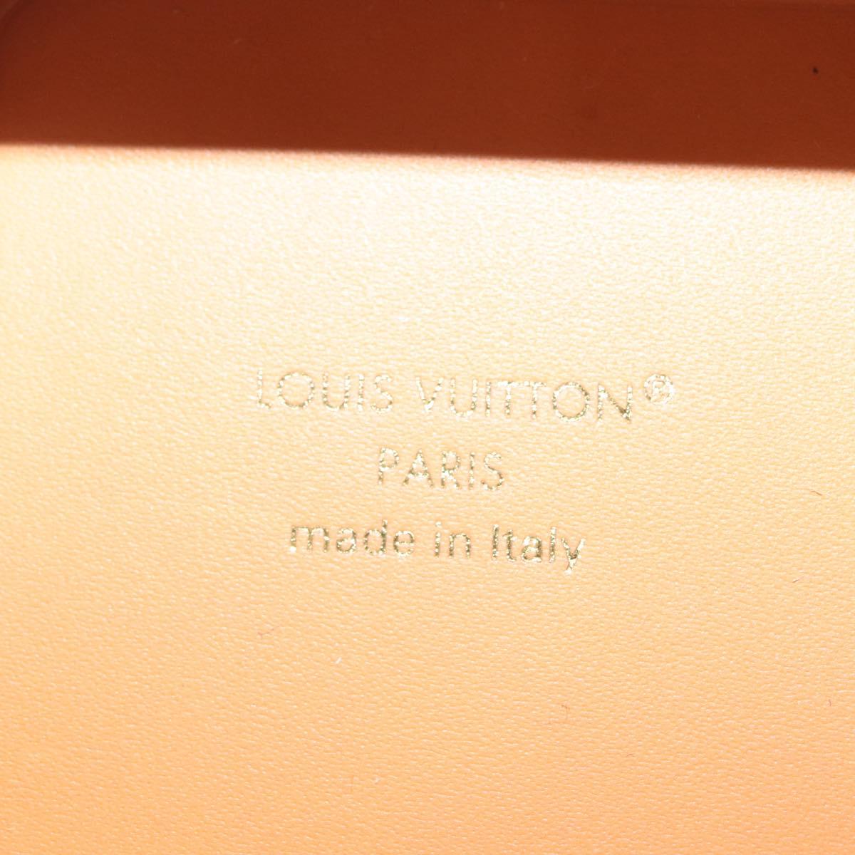 LOUIS VUITTON Monogram Metalgram Box metal Gold GI1139 LV Auth 124053M