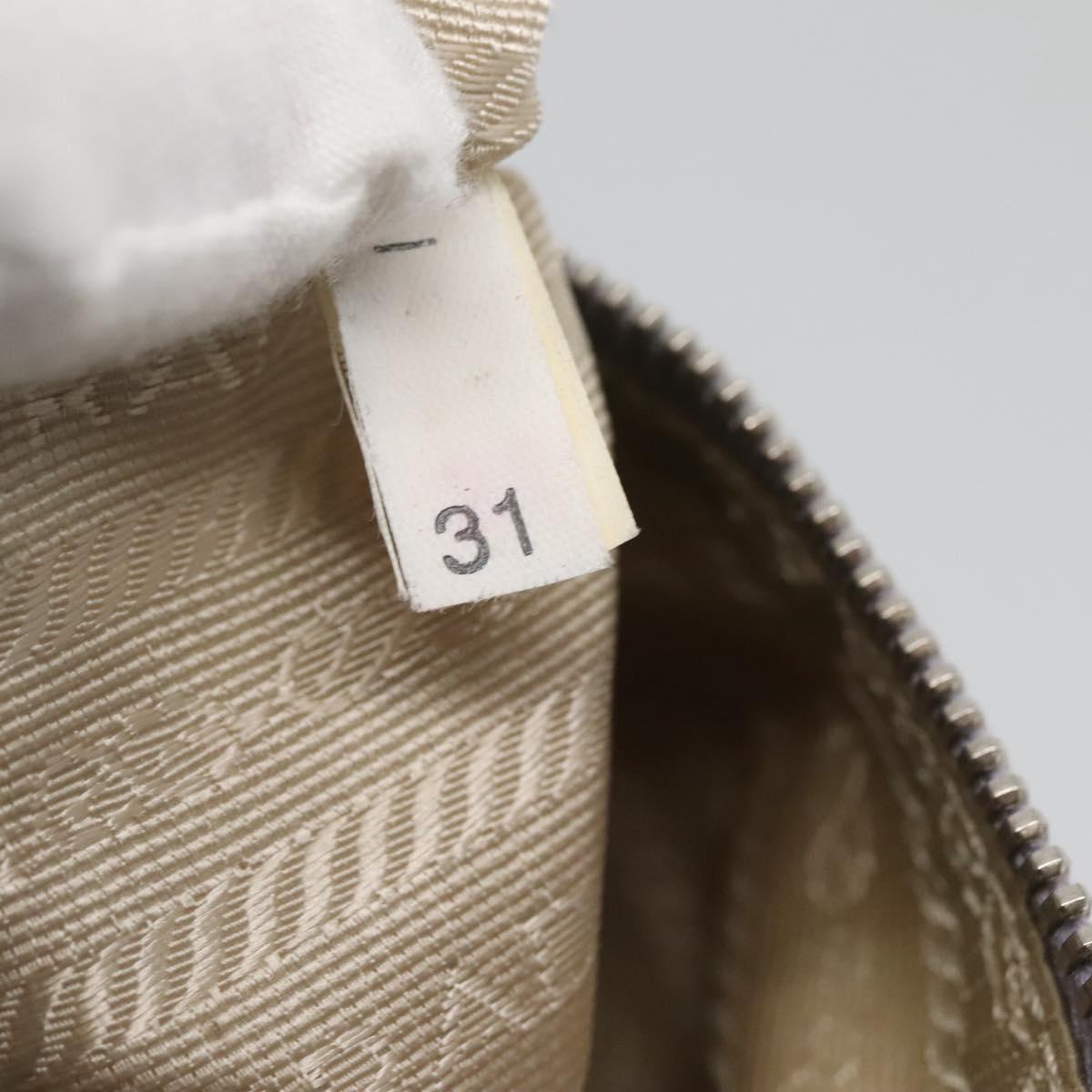 PRADA Shoulder Bag Nylon Purple Silver Auth 124063