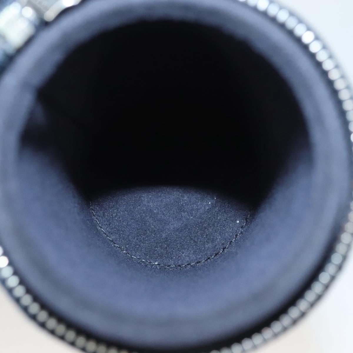 Christian Dior Oblique Fragrance Case Accessory Case Canvas Navy Auth 124067