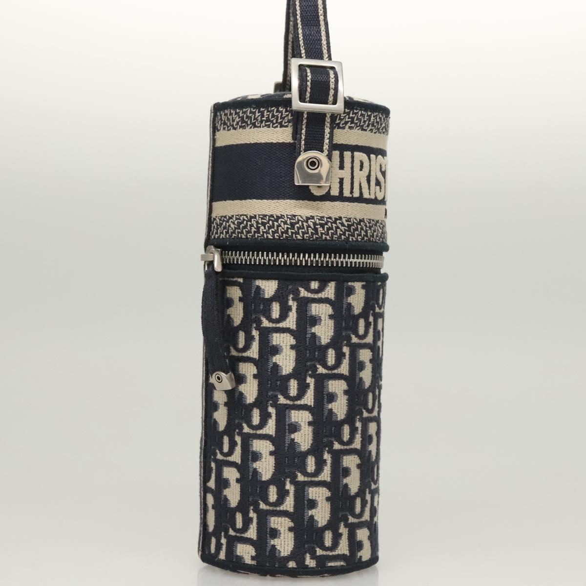 Christian Dior Oblique Fragrance Case Accessory Case Canvas Navy Auth 124067