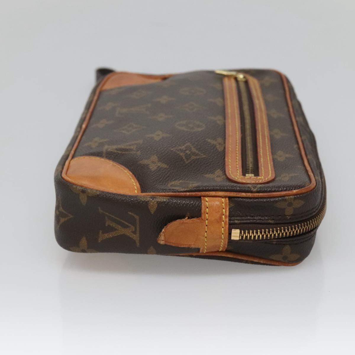 LOUIS VUITTON Monogram Marly Dragonne GM Clutch Bag M51825 LV Auth 124081