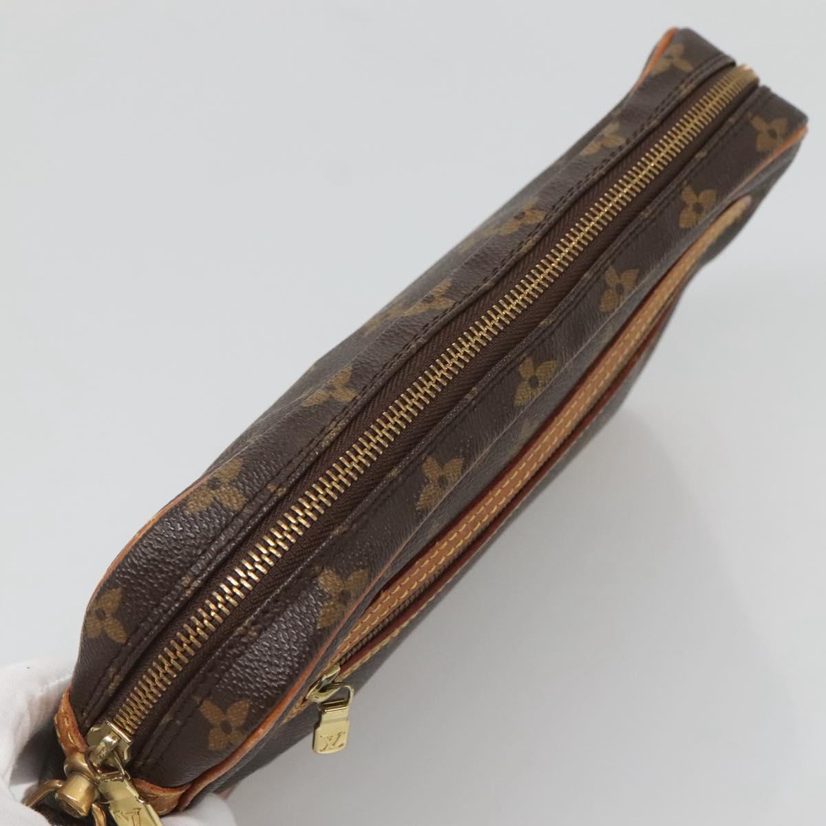 LOUIS VUITTON Monogram Marly Dragonne GM Clutch Bag M51825 LV Auth 124081