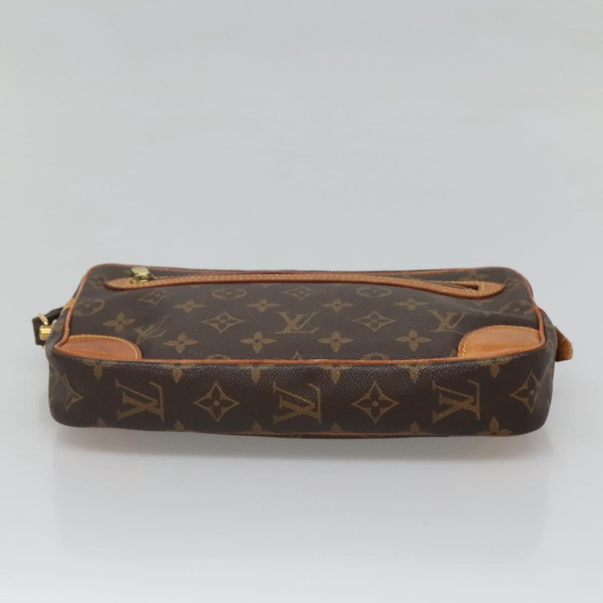 LOUIS VUITTON Monogram Marly Dragonne GM Clutch Bag M51825 LV Auth 124081