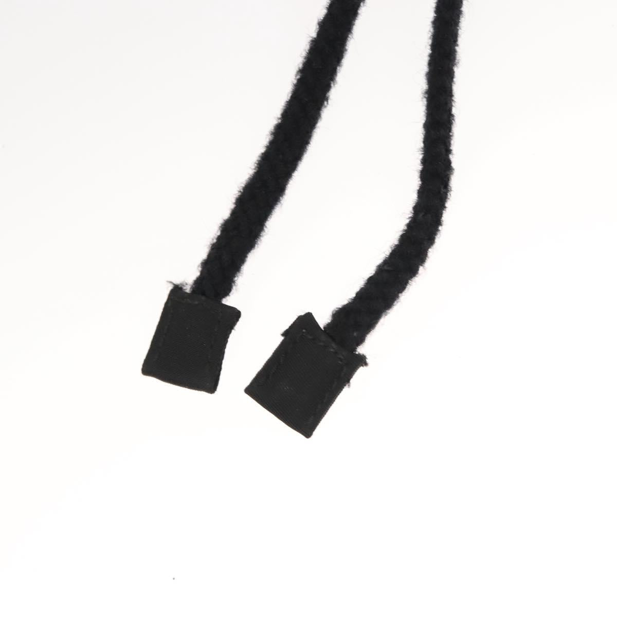 PRADA Backpack Nylon Black Silver Auth 124087