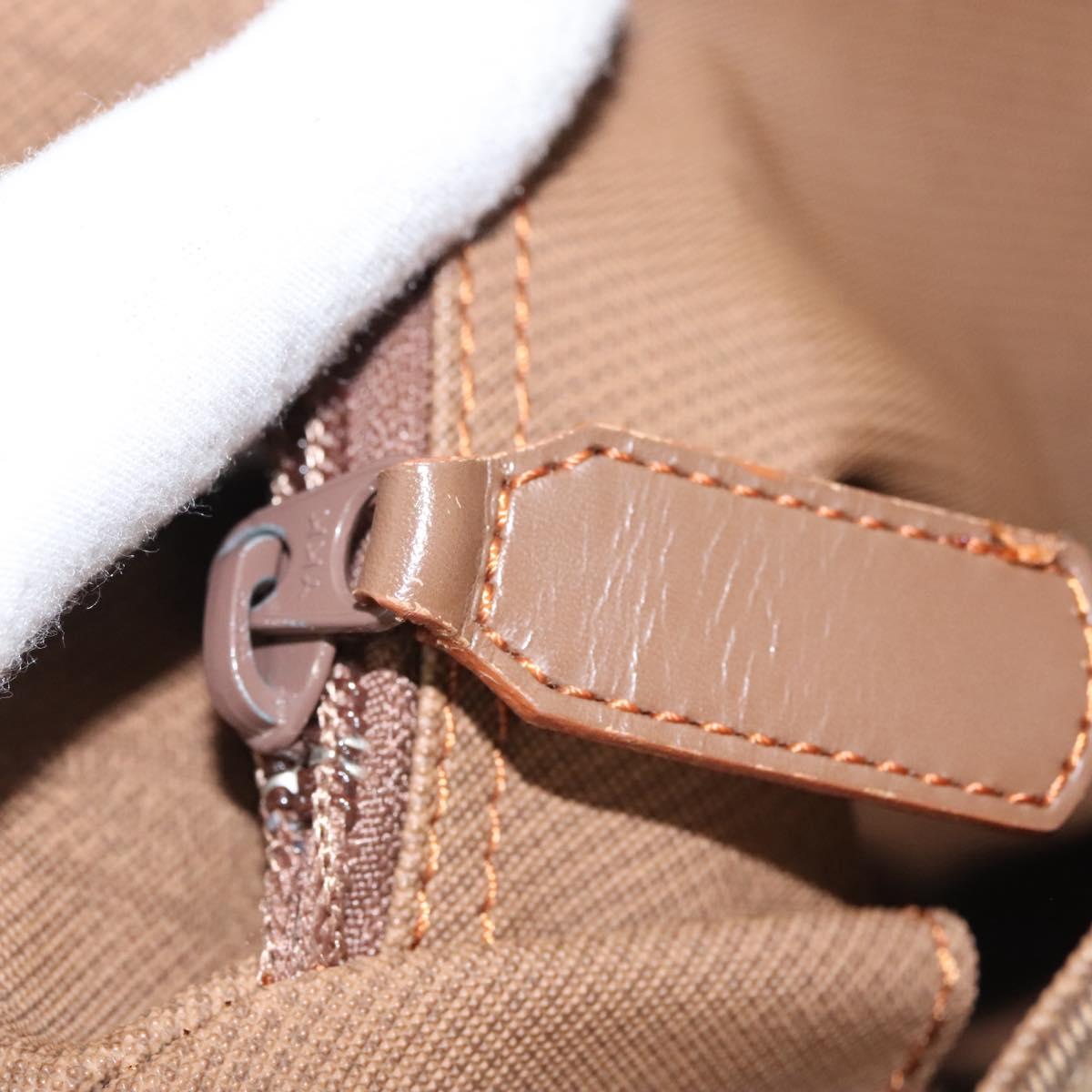 BURBERRY Nova Check Tote Bag Canvas Beige Auth 124112